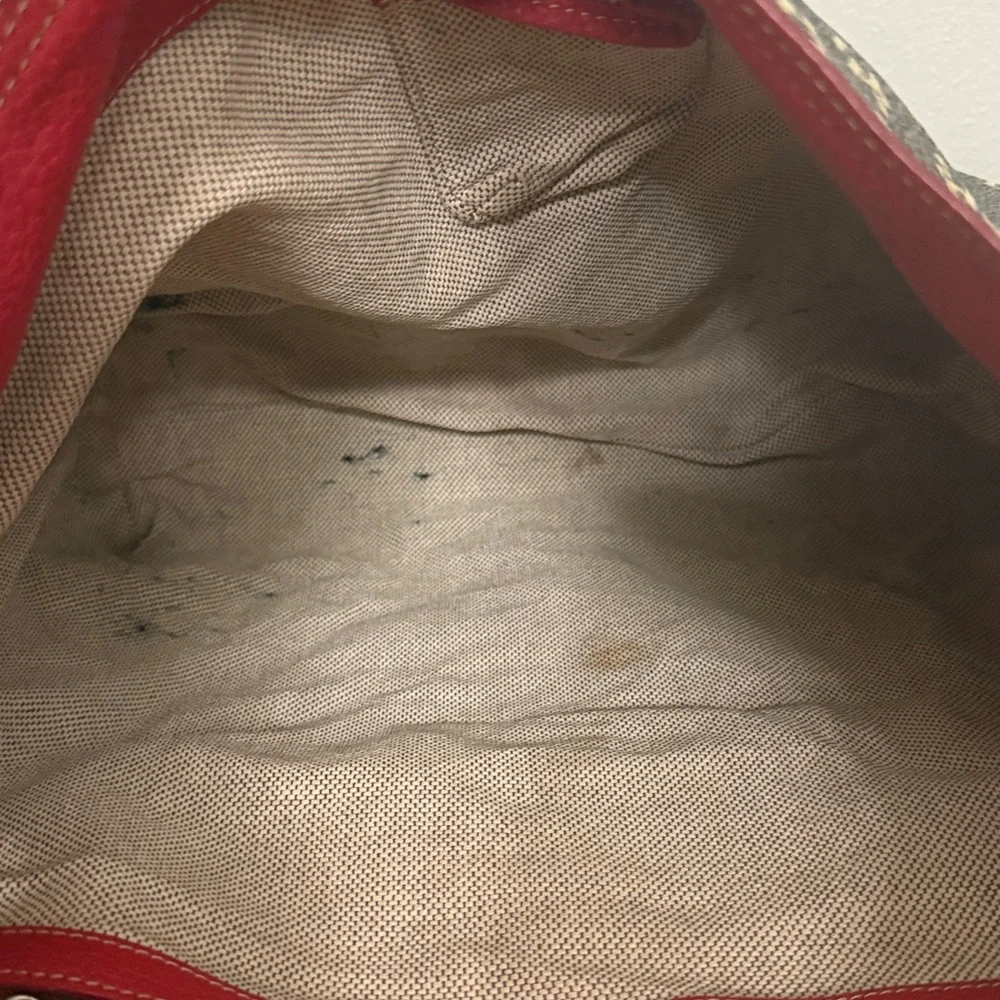 Vintage Dooney & Bourke large hobo monogram bag JUNK - Picture 13 of 16